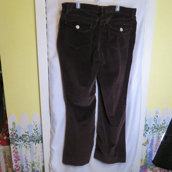 Vintage No Boundaries 98% cotton stretch Rhinestone Buttons Brown Bootcut - Picture 4 of 15